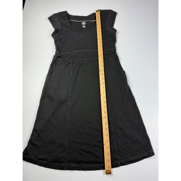 REI‎ Black Athleisure Dress Pockets Stretch Casual Comfy Activewear Small - Picture 2 of 7